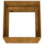 Voir la diapositive 4 : VIDAXL Jardiniere 40x41x40 cm acier corten
