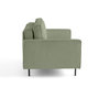 Voir la diapositive 3 : LISA DESIGN Charlie - canapé droit 2 places - en velours côtelé