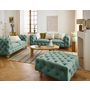 Voir la diapositive 2 : LISA DESIGN Walter - pouf chesterfield en velours - pieds bois