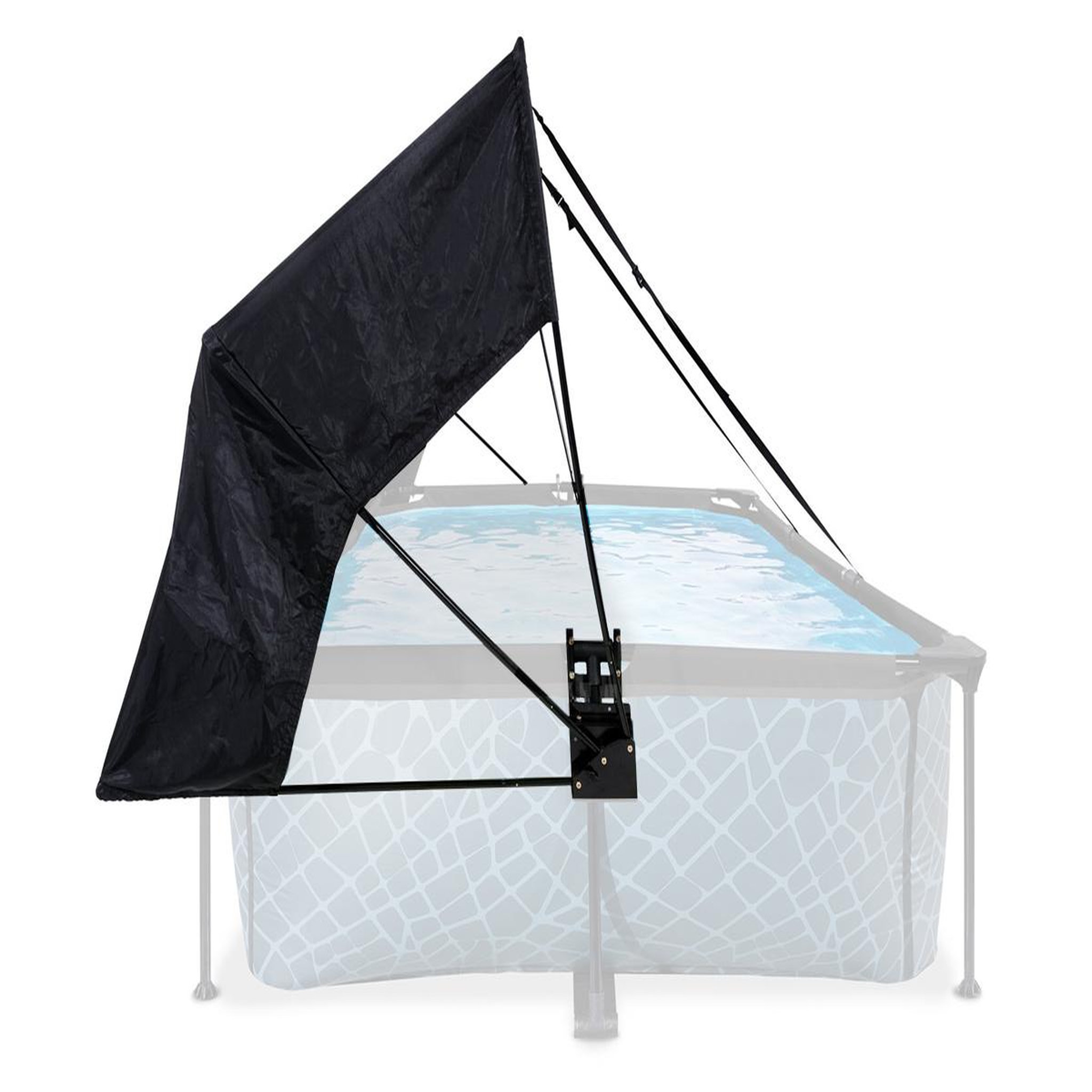 Voir la diapositive 6 : EXIT TOYS Voile d'ombrage pour piscine tubulaire rectangulaire 2,20 x 1,50 m - Exit Toys
