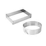 ZENKER Cadre et cercle à pâtisserie réglable Zenker Smart Pastry