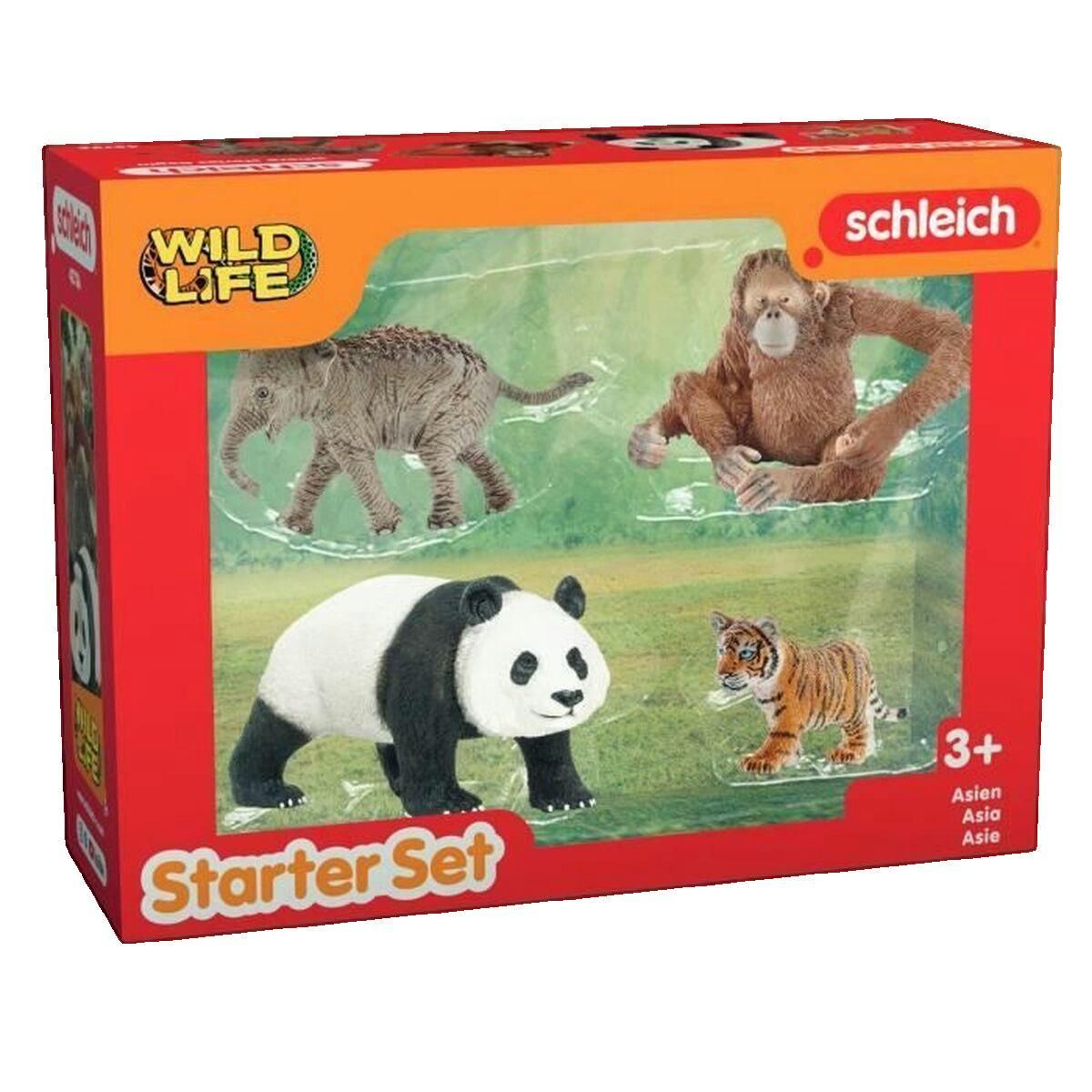 Schleich Set de démarrage d'animaux d'Asie Schleich coloré