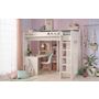 Voir la diapositive 6 : Lit enfant mezzanine couchage 90x200cm GIANT