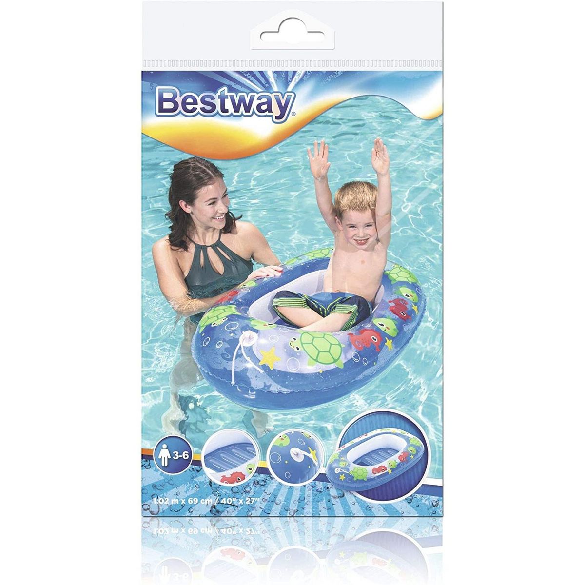 BESTWAY Bateau gonflable Kiddie Raft