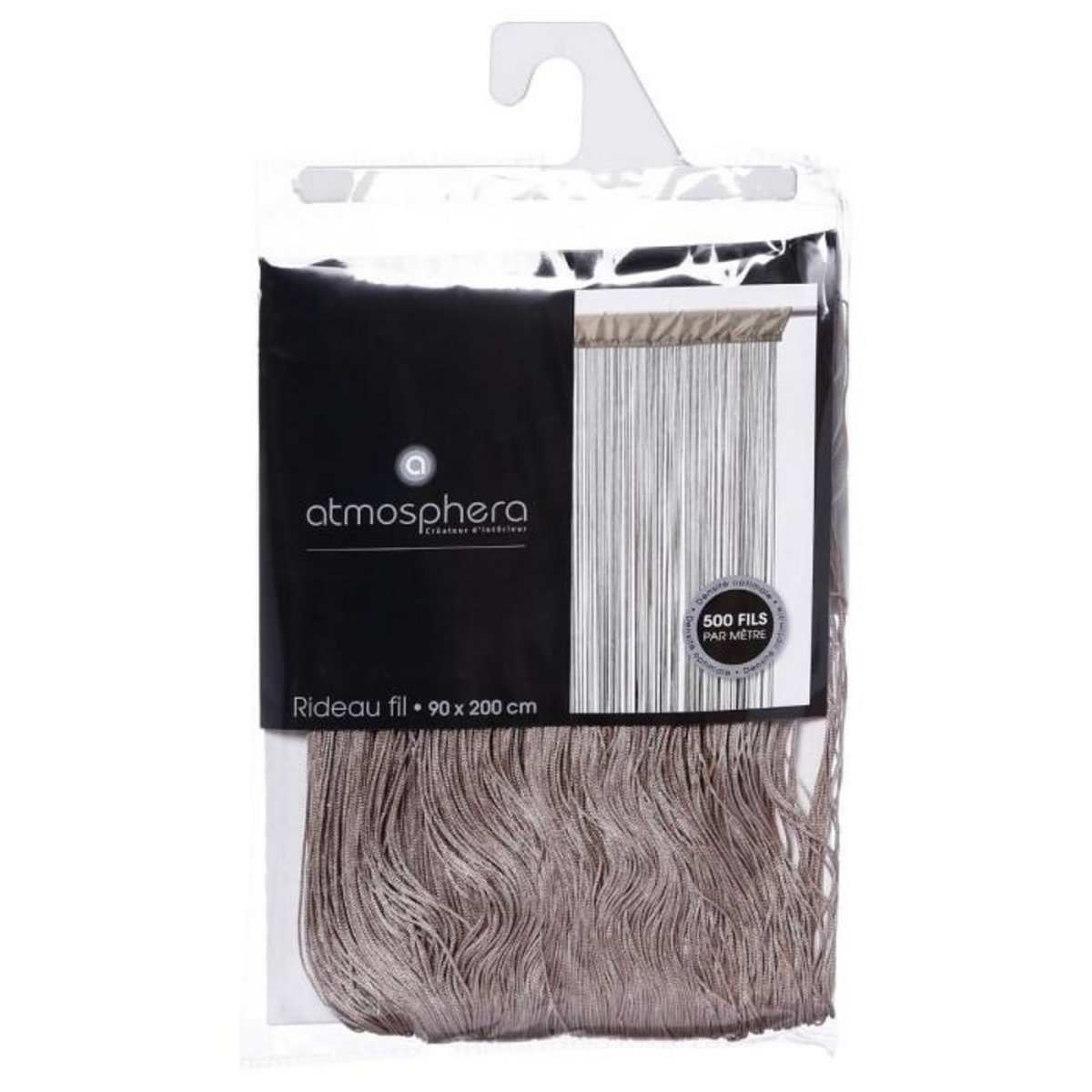 ATMOSPHERA Rideau Fil  Guopo  90x200cm Lin