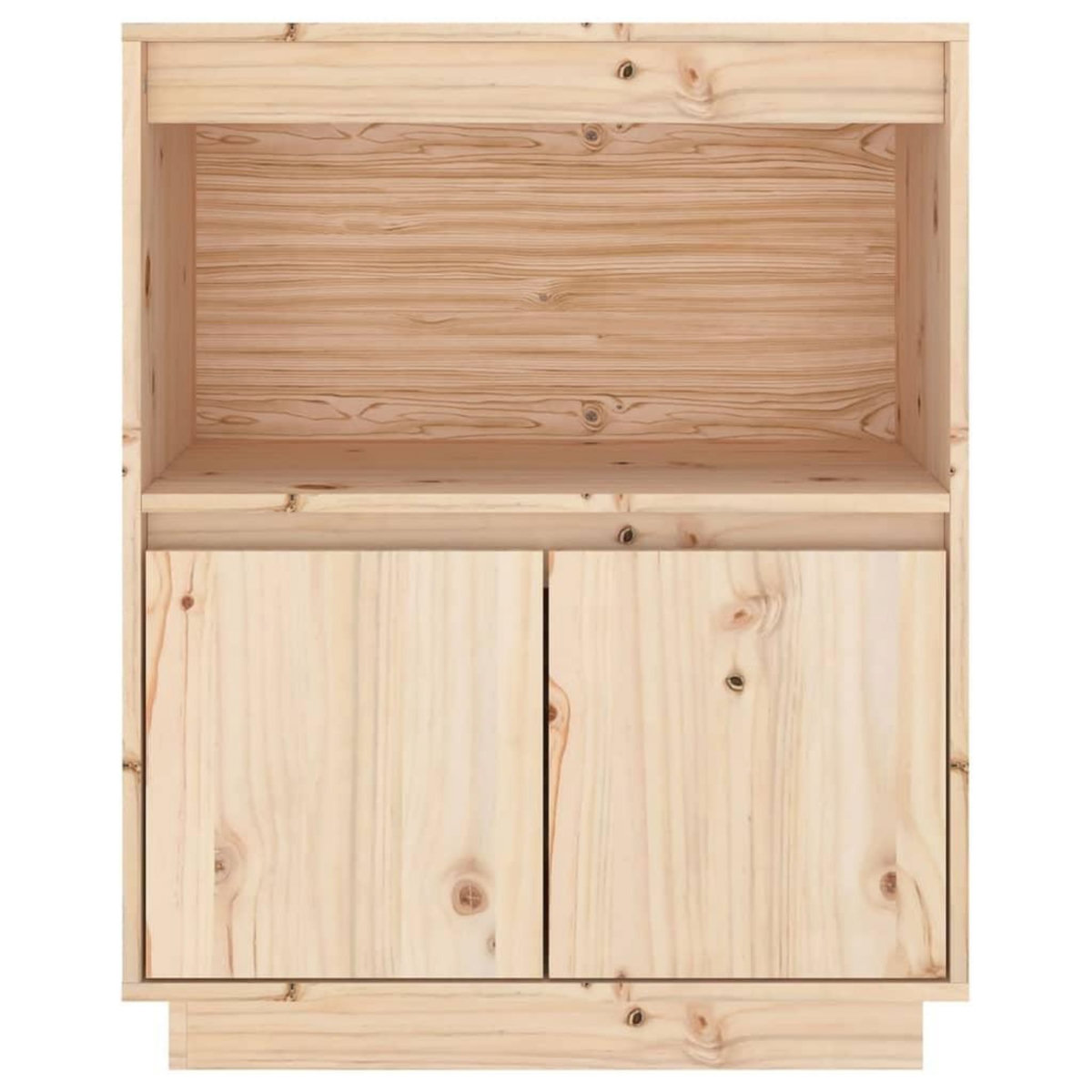 VIDAXL Buffet 60x34x75 cm Bois massif de pin