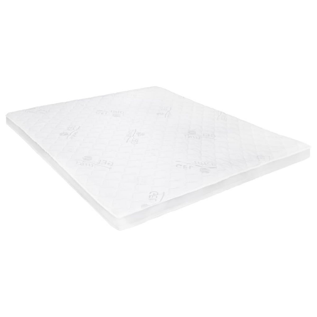 VIDAXL Sur-matelas 160 x 200 cm Mousse de gel 7 cm