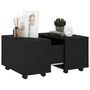Voir la diapositive 4 : VIDAXL Table basse noir 60x60x38 cm bois d'ingenierie