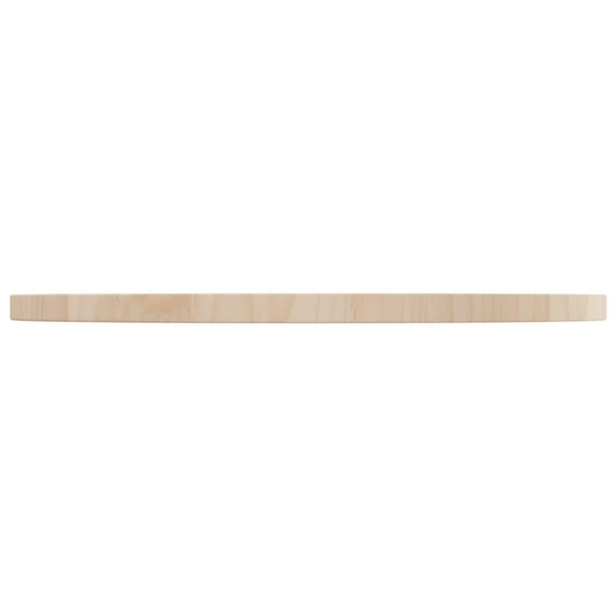 VIDAXL Dessus de table Ø60x2,5 cm Bois de pin massif