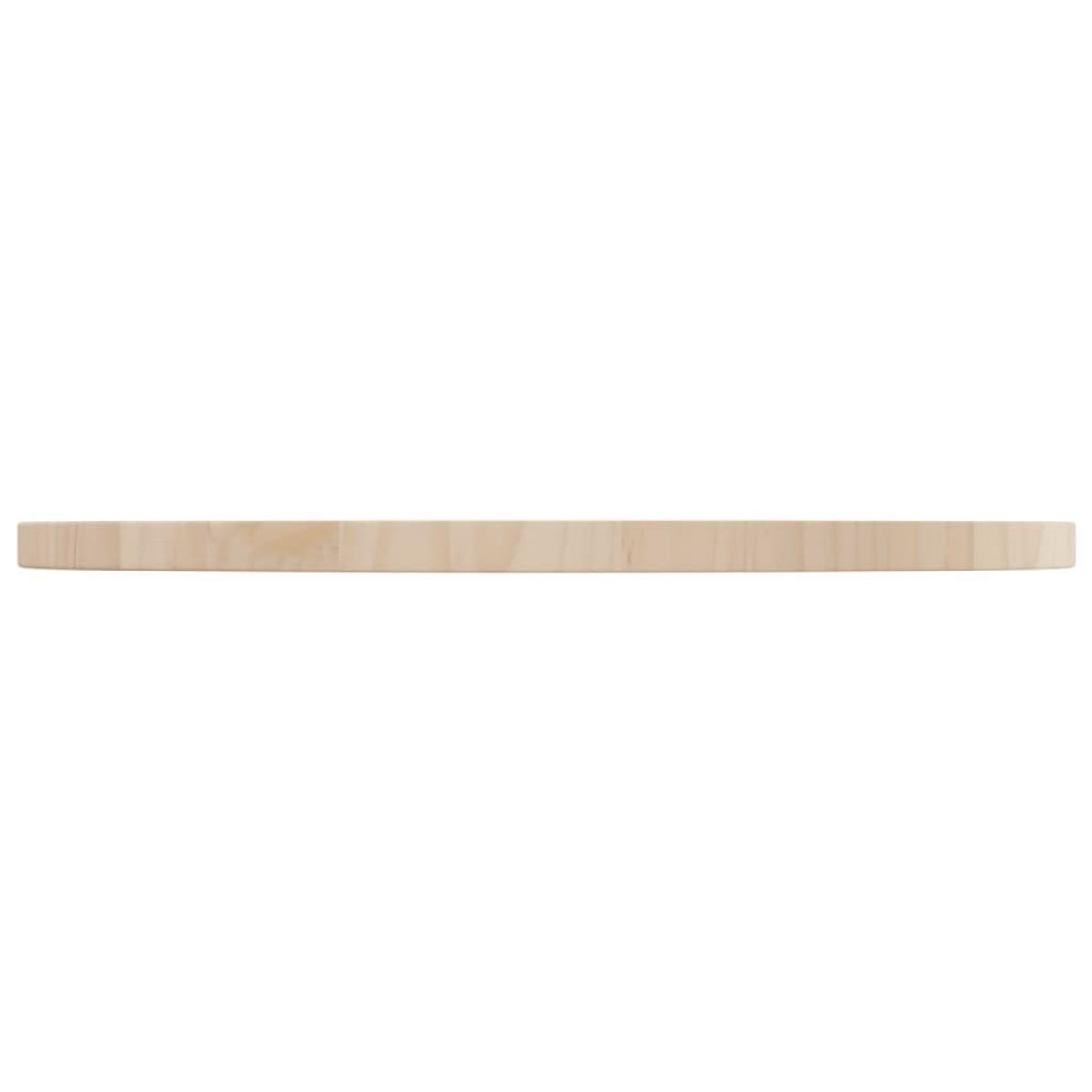 VIDAXL Dessus de table Ø60x2,5 cm Bois de pin massif