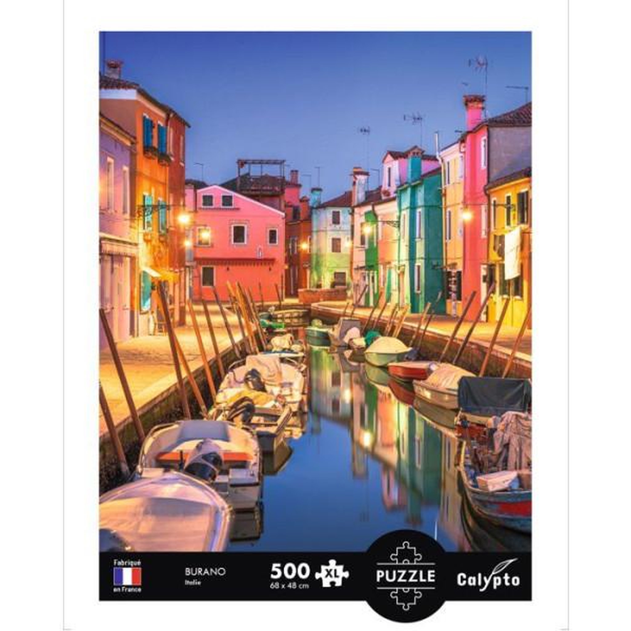 Voir la diapositive 2 : Sentosphere Puzzle - sentosphere - calypto - 500 pieces xl - burano italie - des 8 ans