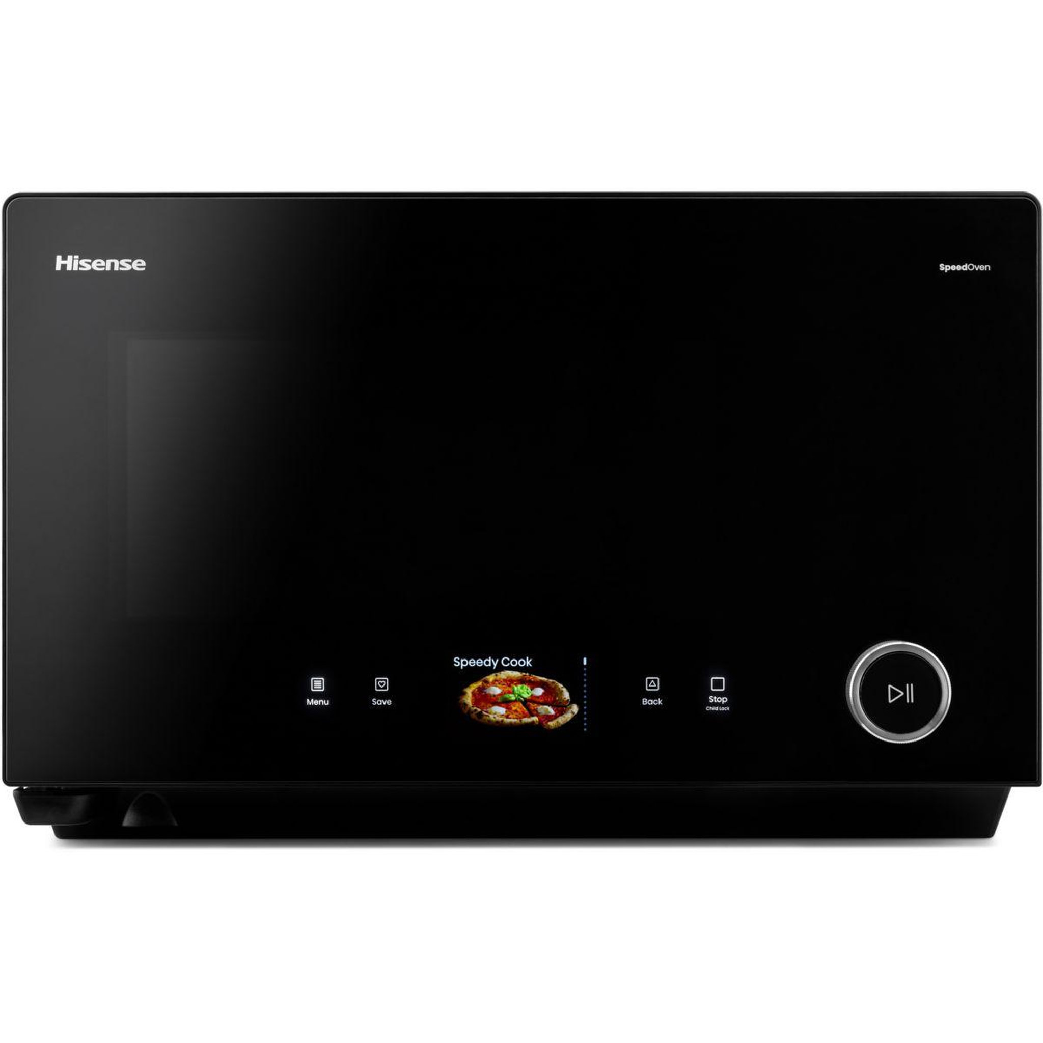 Hisense Micro ondes h28s01 speed oven 7 en 1: airfryer, four à pizza, grille pain, mijoteuse, déshydrateur, grill