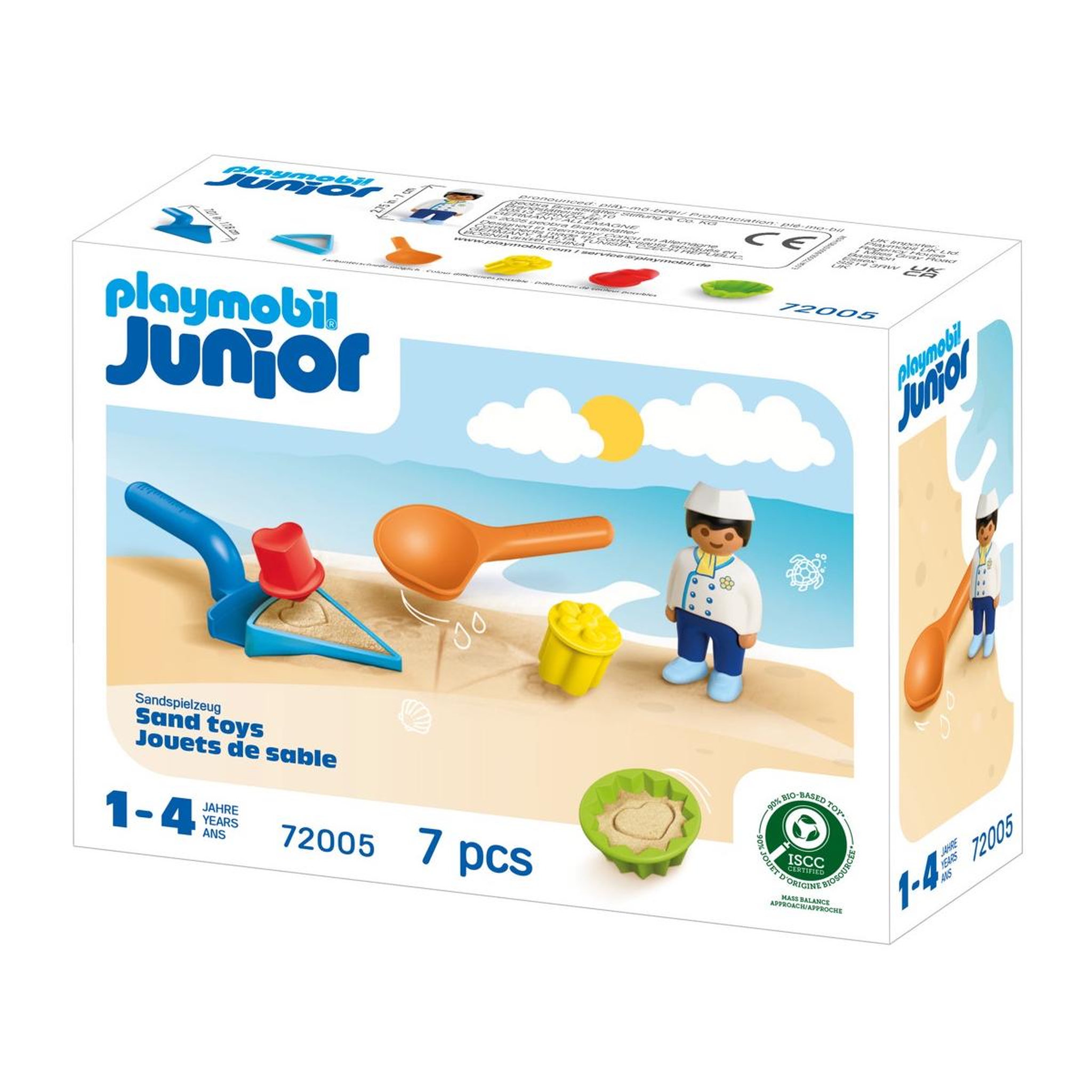 PLAYMOBIL 72005 JUNIOR SAND Kit de plage : Le glacier