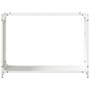 Voir la diapositive 5 : VIDAXL Portant de bois chauffage blanc 90x28x65 cm