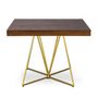 Voir la diapositive 2 : Paris Prix Table de Repas Extensible  Lanei  90-240cm Noisette