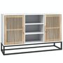 Voir la diapositive 2 : VIDAXL Buffet blanc 105x30x65 cm bois d ingénierie