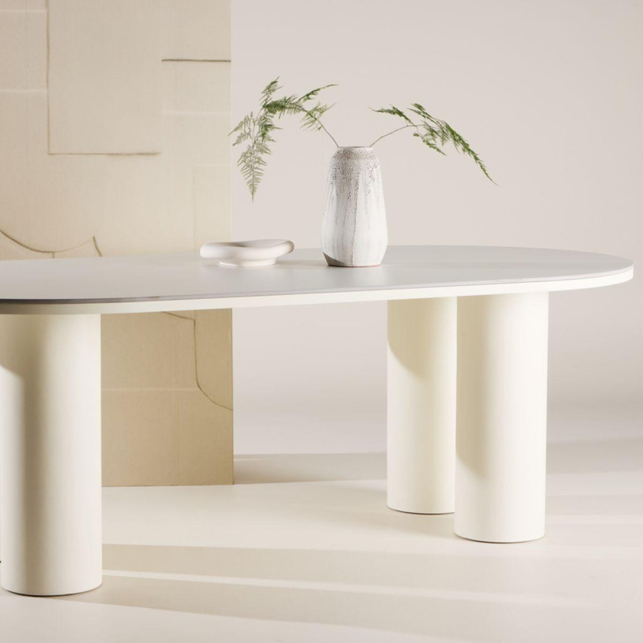 Voir la diapositive 5 : Paris Prix Table à manger design  havstenssund  220cm blanc