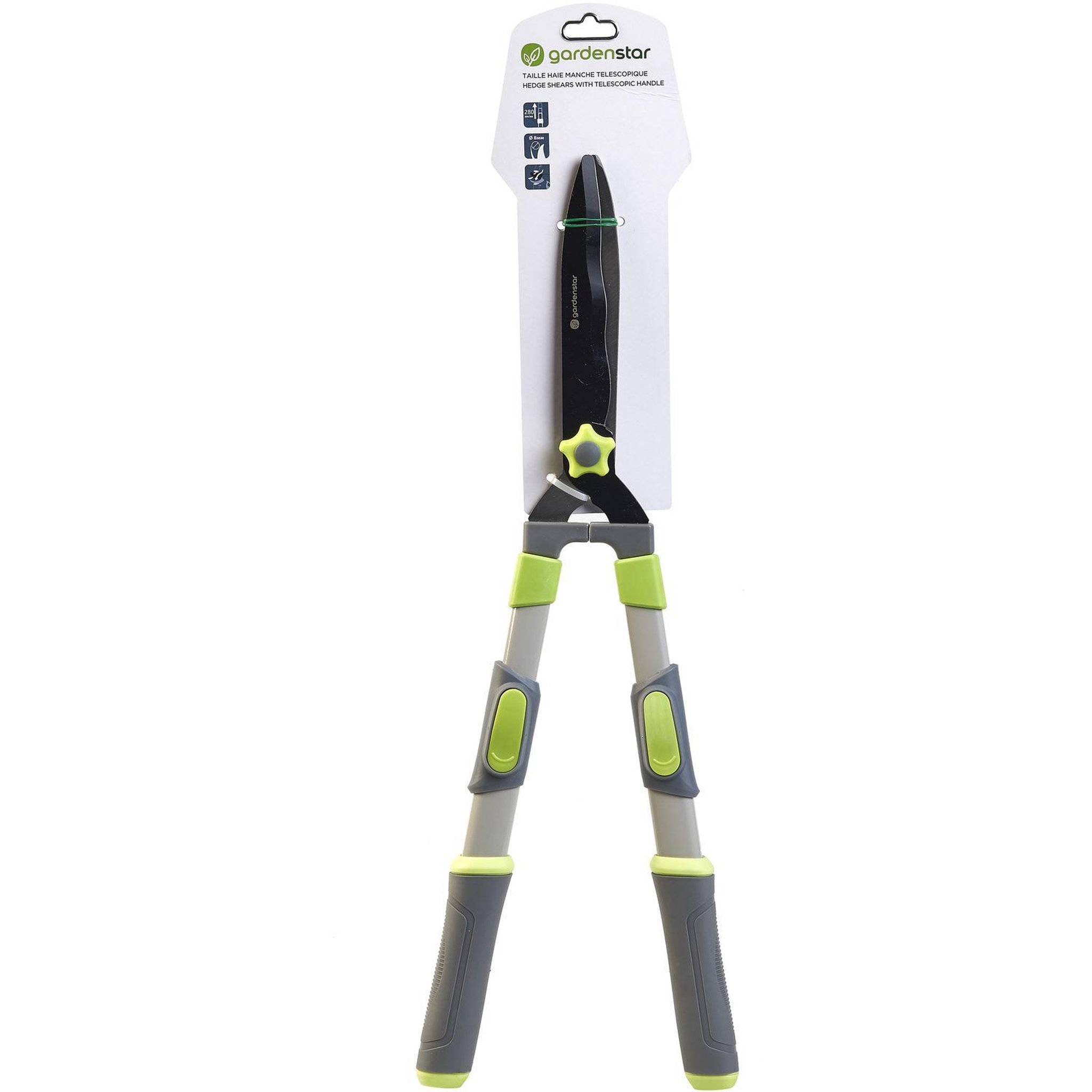 Voir la diapositive 4 : GARDENSTAR Cisaille à haie télescopique - 85 cm