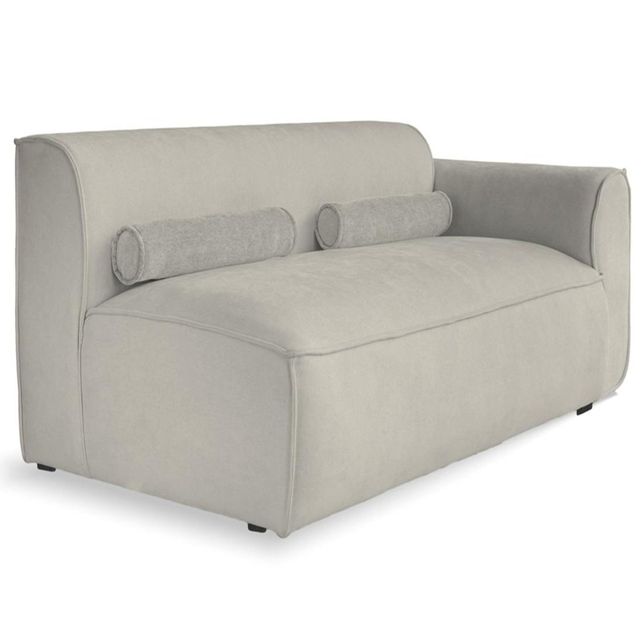 Voir la diapositive 1 : BEST MOBILIER Felix - module d'assise droit en tissu texturé