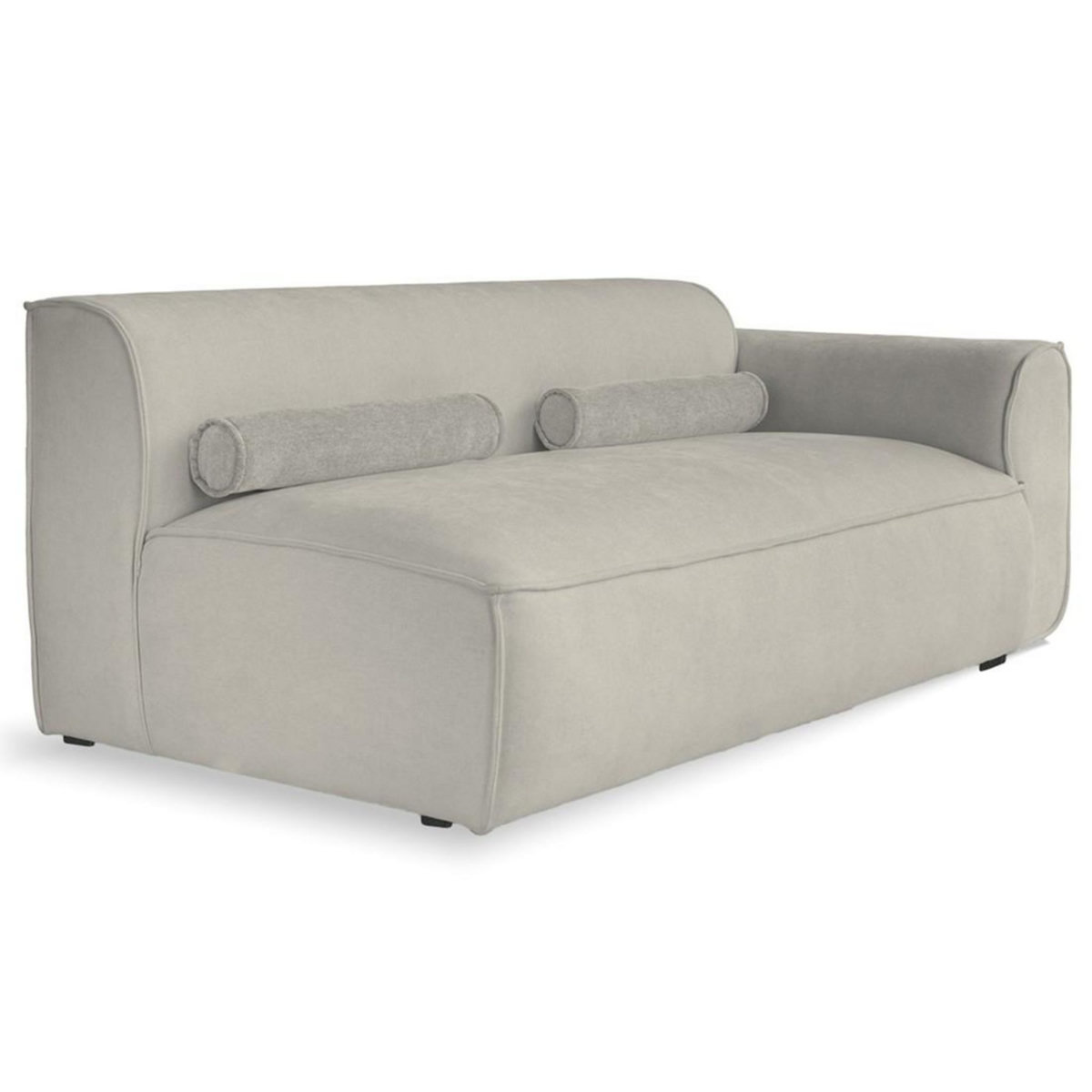 BEST MOBILIER Felix - module d'assise droit en tissu texturé