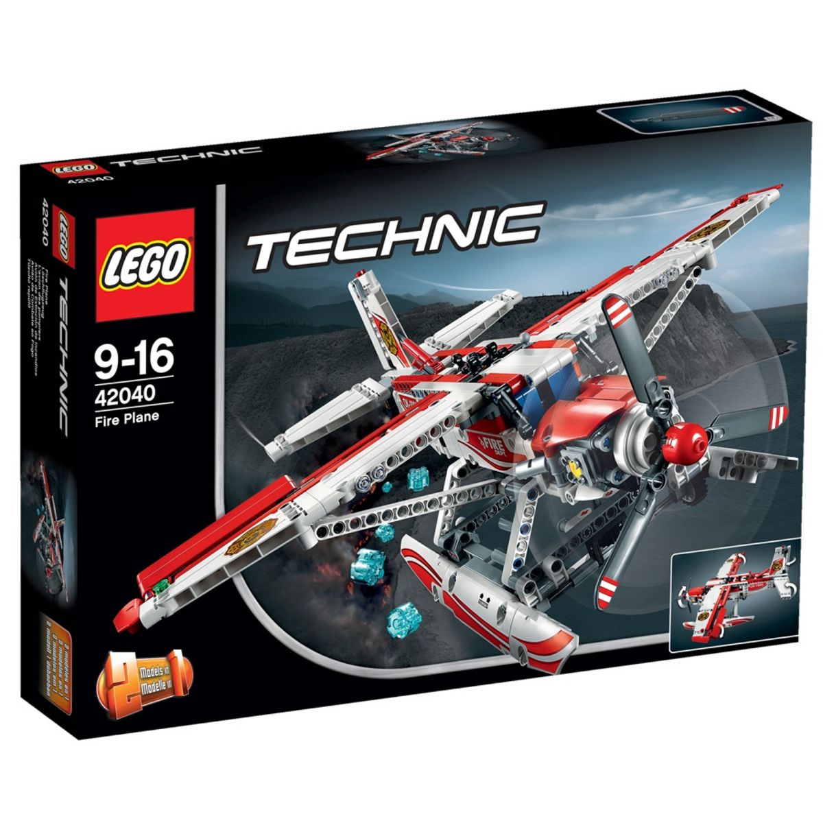 LEGO Technic 42040 - L'avion des pompiers 
