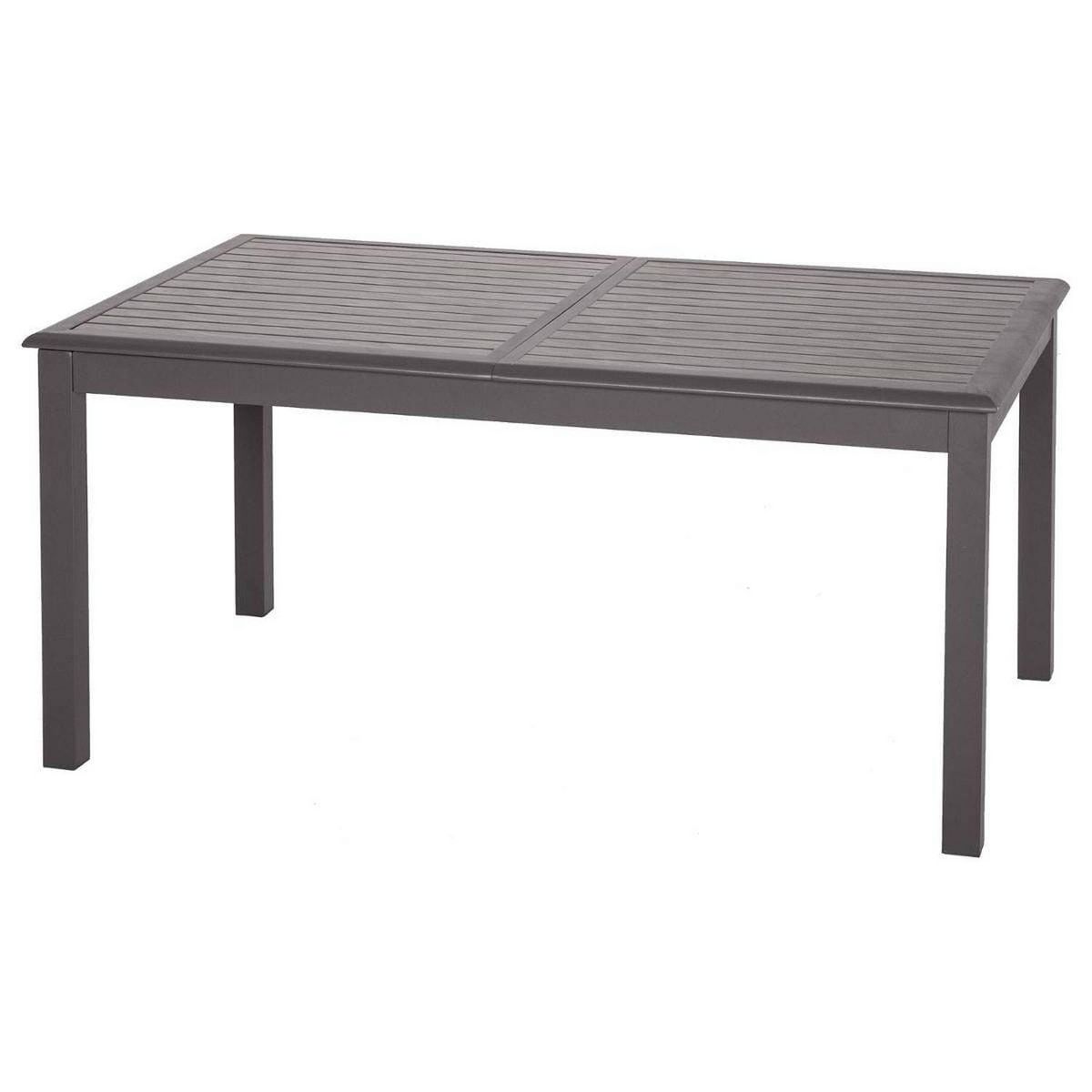 HESPERIDE Table de jardin extensible Azua - 10 Personnes - Marron expresso