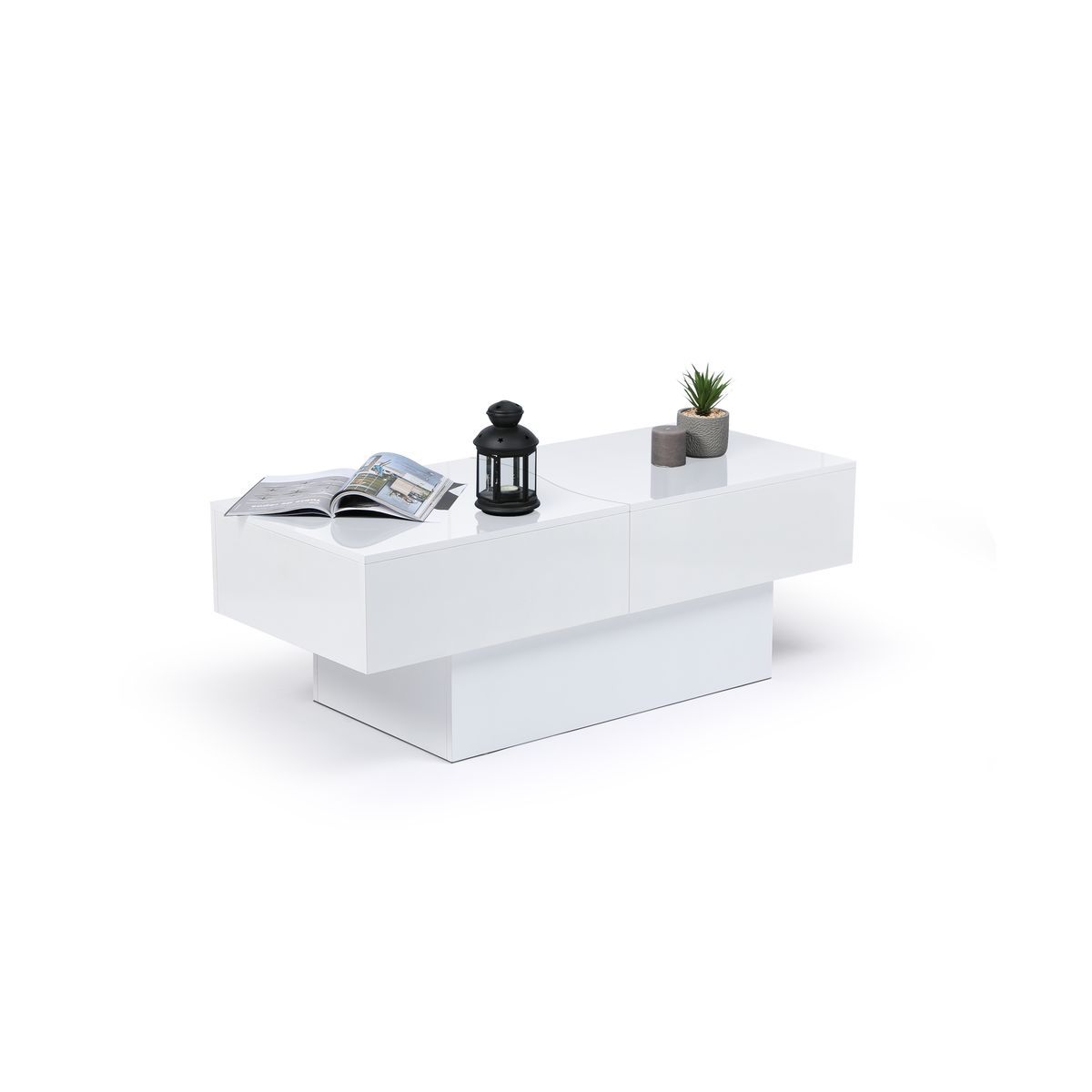 Table basse coulissante