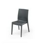 Voir la diapositive 3 : Salon de jardin - 4 places - Résine - Gris Anthracite - URANO