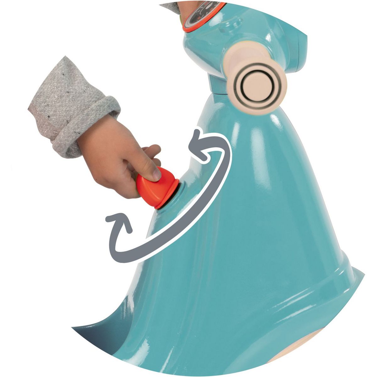 SMOBY Porteur scooter bleu