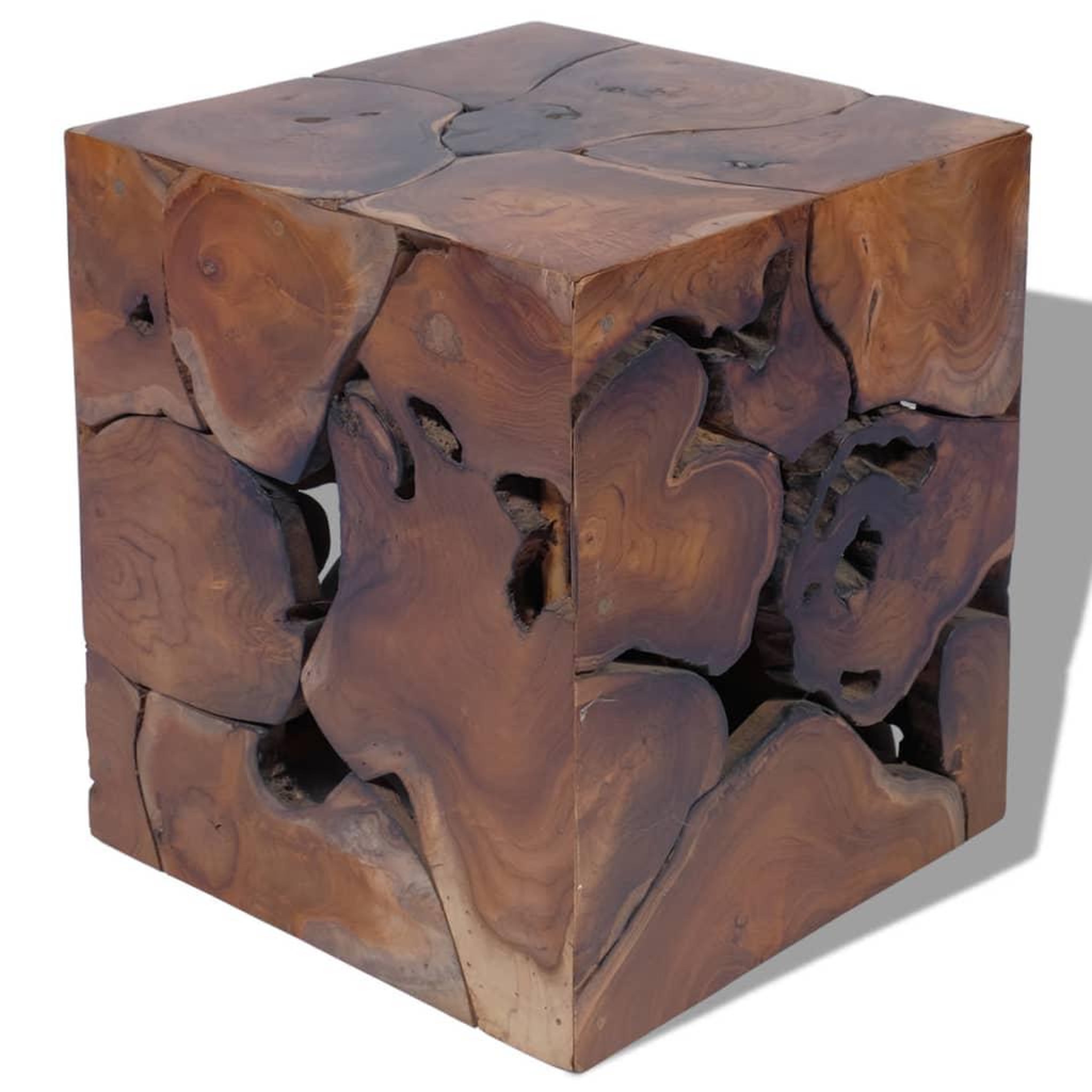 Voir la diapositive 5 : VIDAXL Tabourets/Table basse teck massif