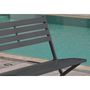 Voir la diapositive 5 : Paris Prix Banc de Jardin Pliant  Marius  95cm Gris Anthracite