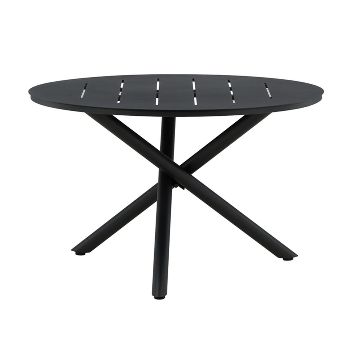 Paris Prix Table de Jardin Ronde  Alma  120cm Noir