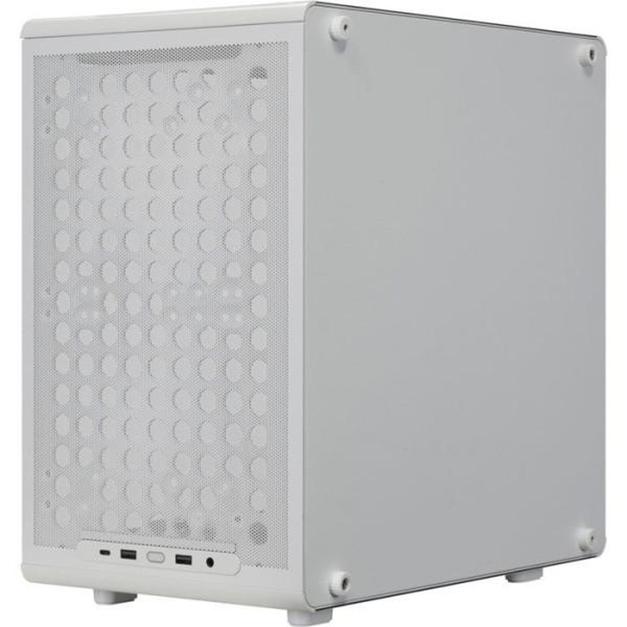 Cooler Master Boîtier PC Mini Tour - COOLER MASTER - Q300L V3 White - Micro-ATX/Mini-ITX - Verre trempé - USB-C