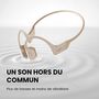 Voir la diapositive 4 : SHOKZ Casque OpenRun Pro Mini Beige