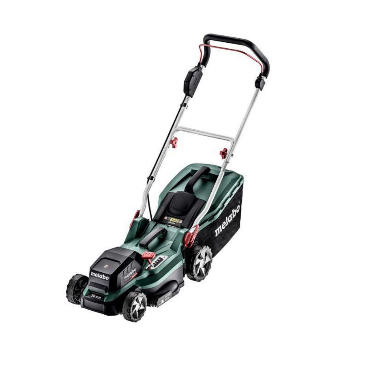 METABO SAS Tondeuse 36-18 V sans fil RM 36-18 LTX BL 36 2 x 5,2 Ah Li-Power, 2x ASC 55