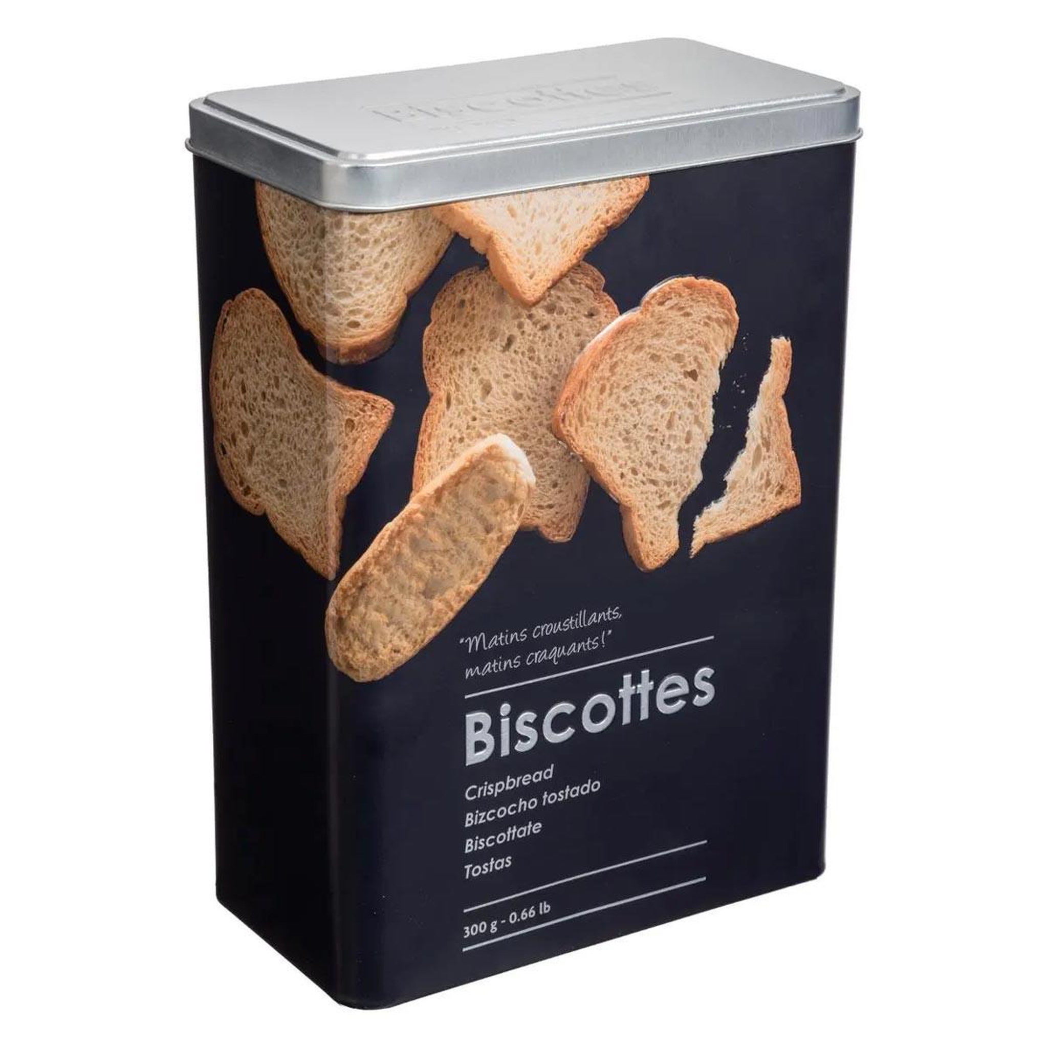 FIVE Boîte à biscottes  relief ii  24cm noir