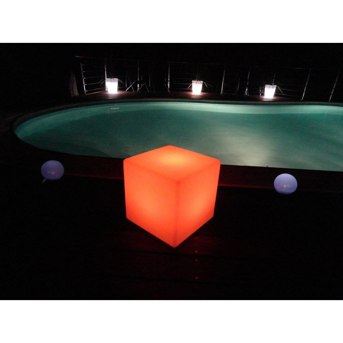 Lumisky Cube lumineux multicolore autonome 40 cm.