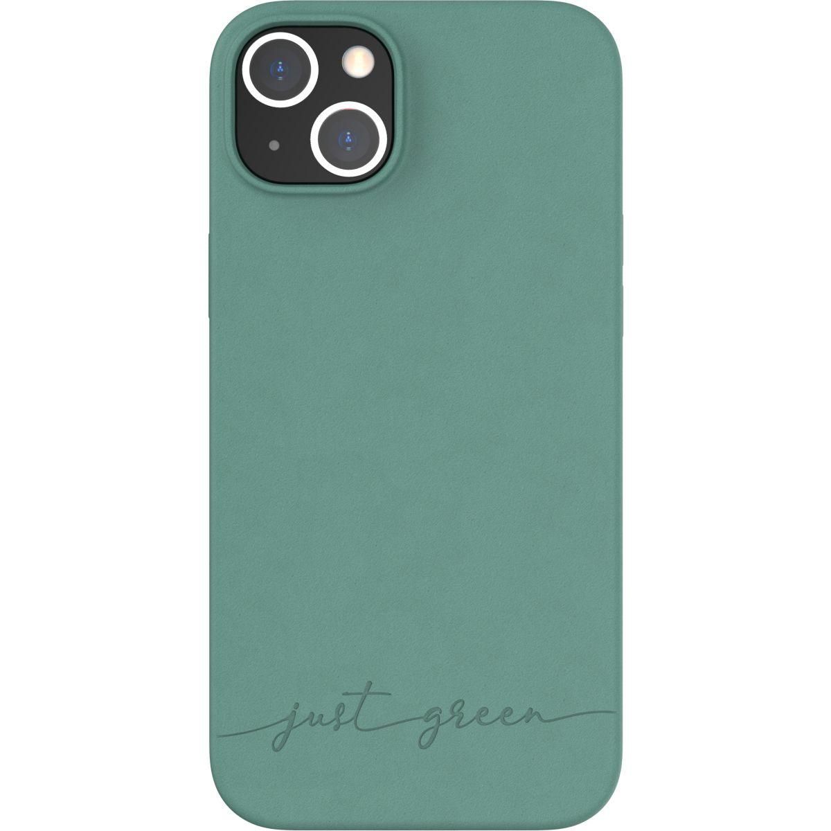 JUST GREEN Coque iPhone 14 Plus Bio vert nuit