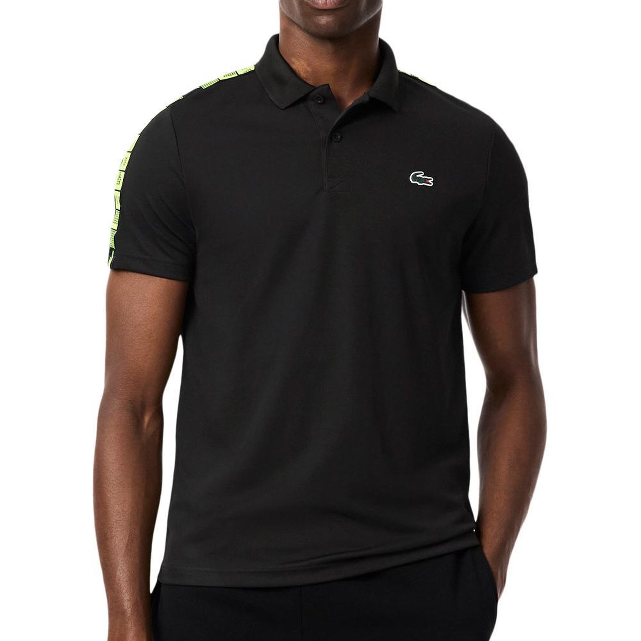 Voir la diapositive 1 : Lacoste Polo de tennis Noir Homme Lacoste Ultra Dry