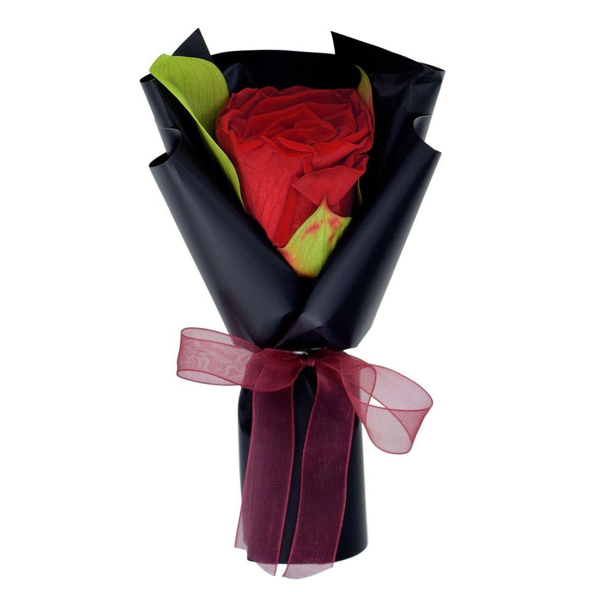 SC CRYSTAL Bouquet de rose éternelle rouge