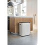 Voir la diapositive 5 : BRABANTIA Poubelle de cuisine tri sélectif Bo Touch Bin 2X30L White