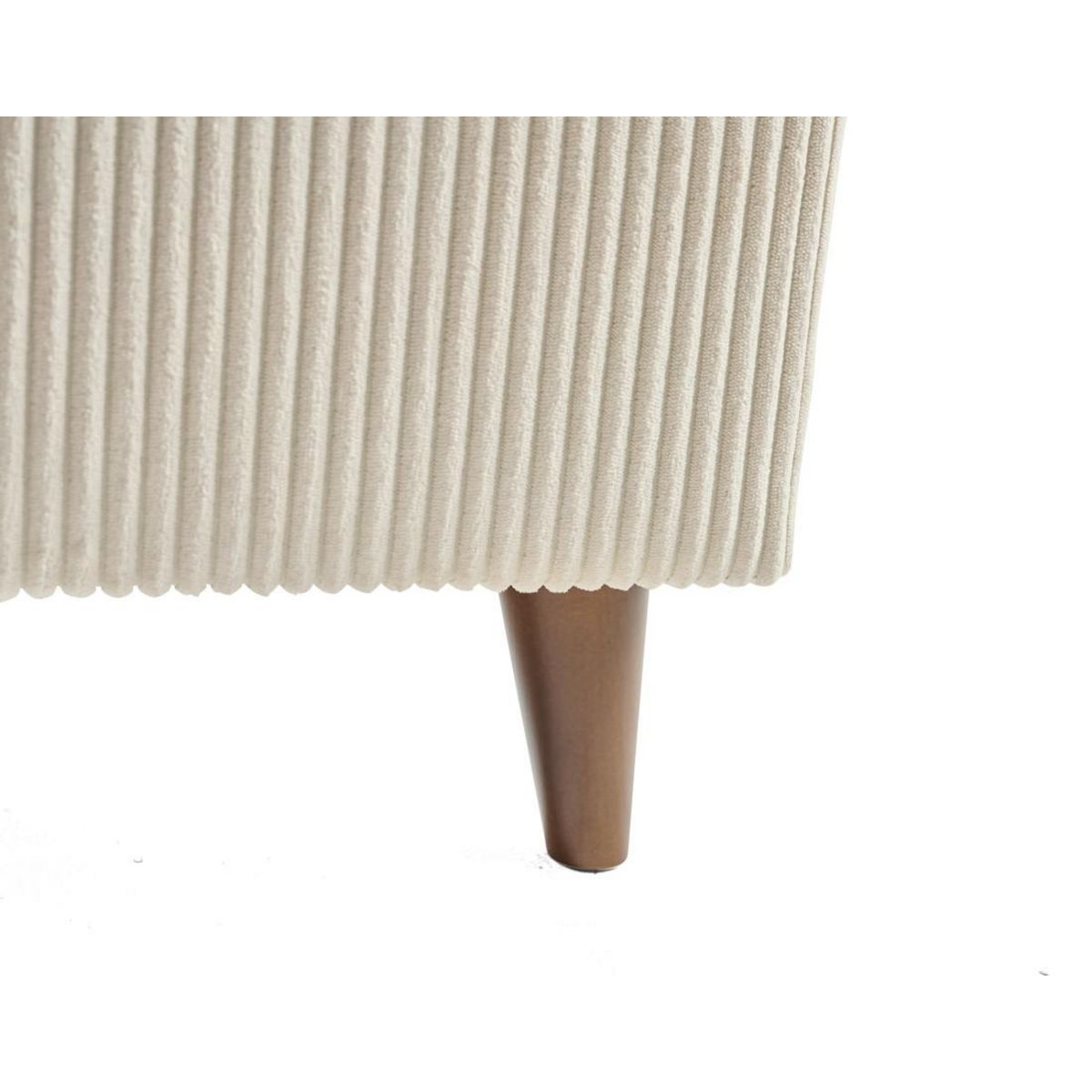 BEST MOBILIER Botticelli - cadre de lit - 160x200 - en velours côtelé