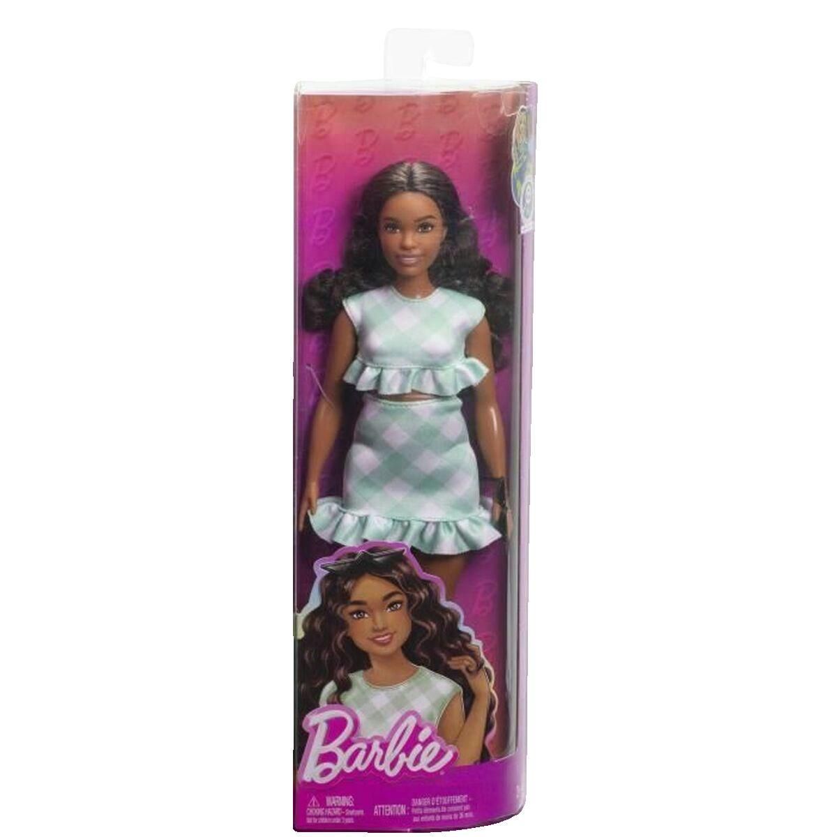 BARBIE Poupée Barbie Fashionistas Robe vert menthe