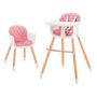 Voir la diapositive 1 : KINDERKRAFT Chaise haute évolutive 2 en 1 Sienna