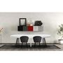 Voir la diapositive 3 : Paris Prix Table de Repas Extensible  Virginia  110-260cm Blanc