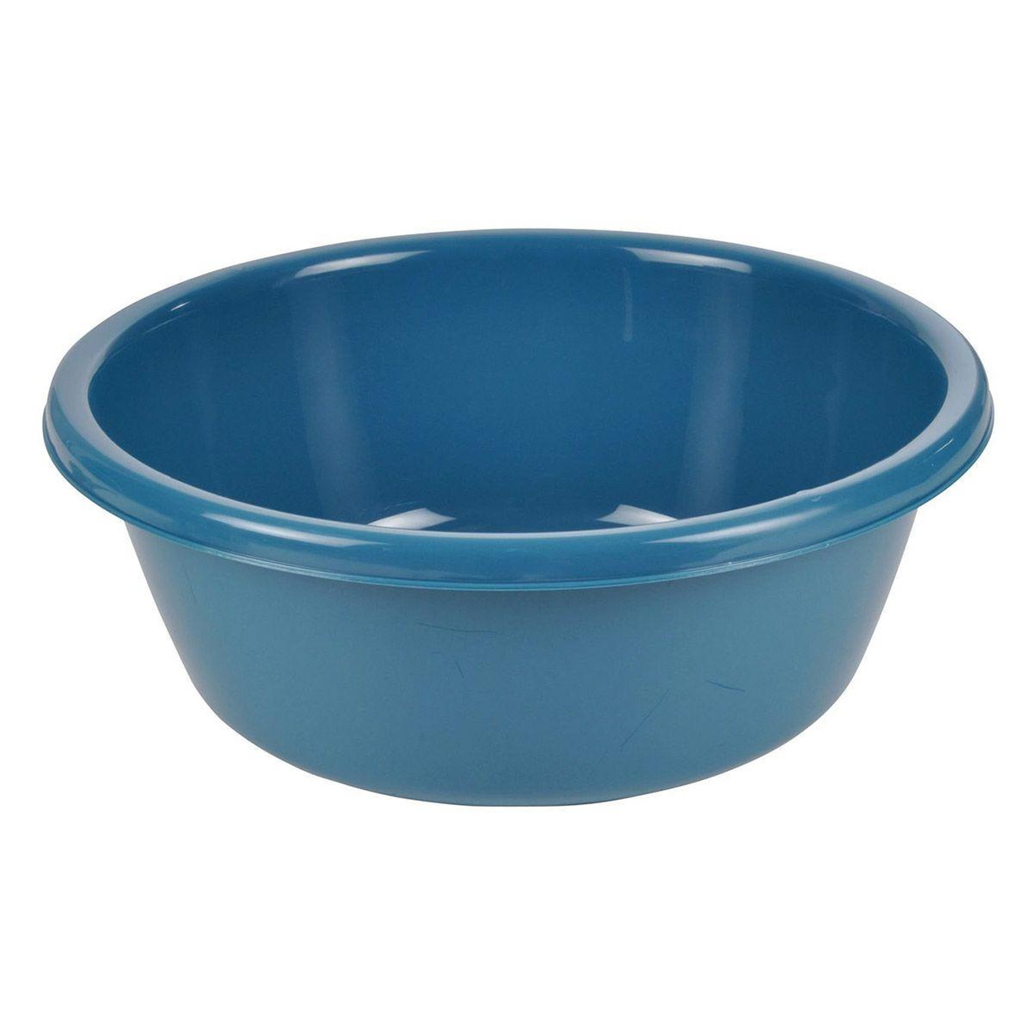 HOMEA Bassine Ronde  Bassin  6L Bleu Paon
