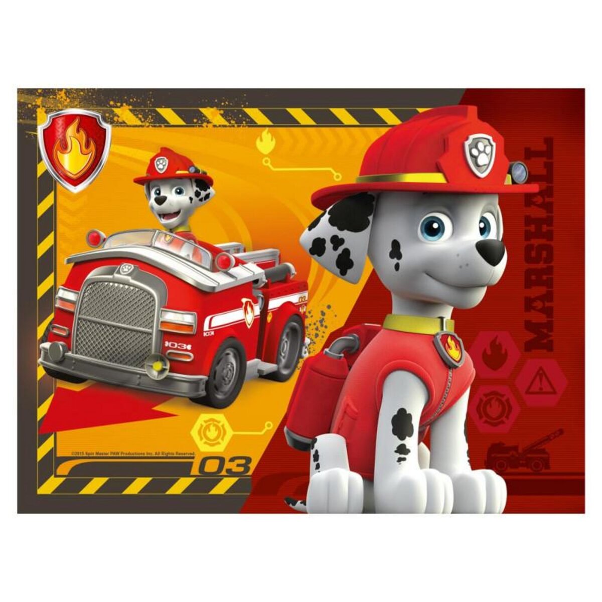 RAVENSBURGER RAVENSBURGER Paw Patrol Puzzle - Puppies on the Path, 4in1