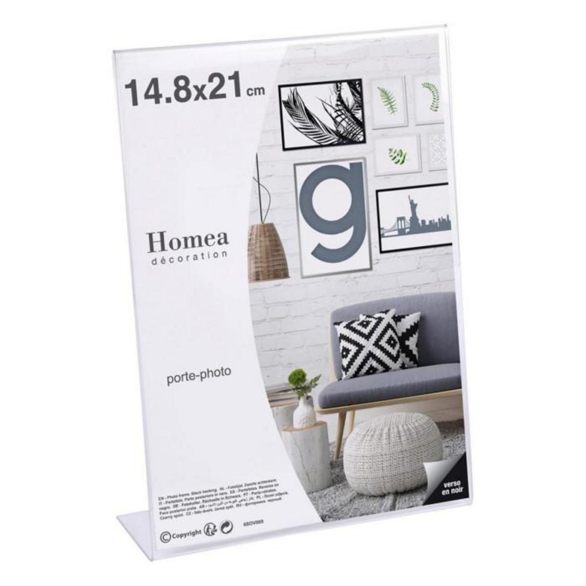 Paris Prix Chevalet Porte-Photo  Display  15x21cm Transparent