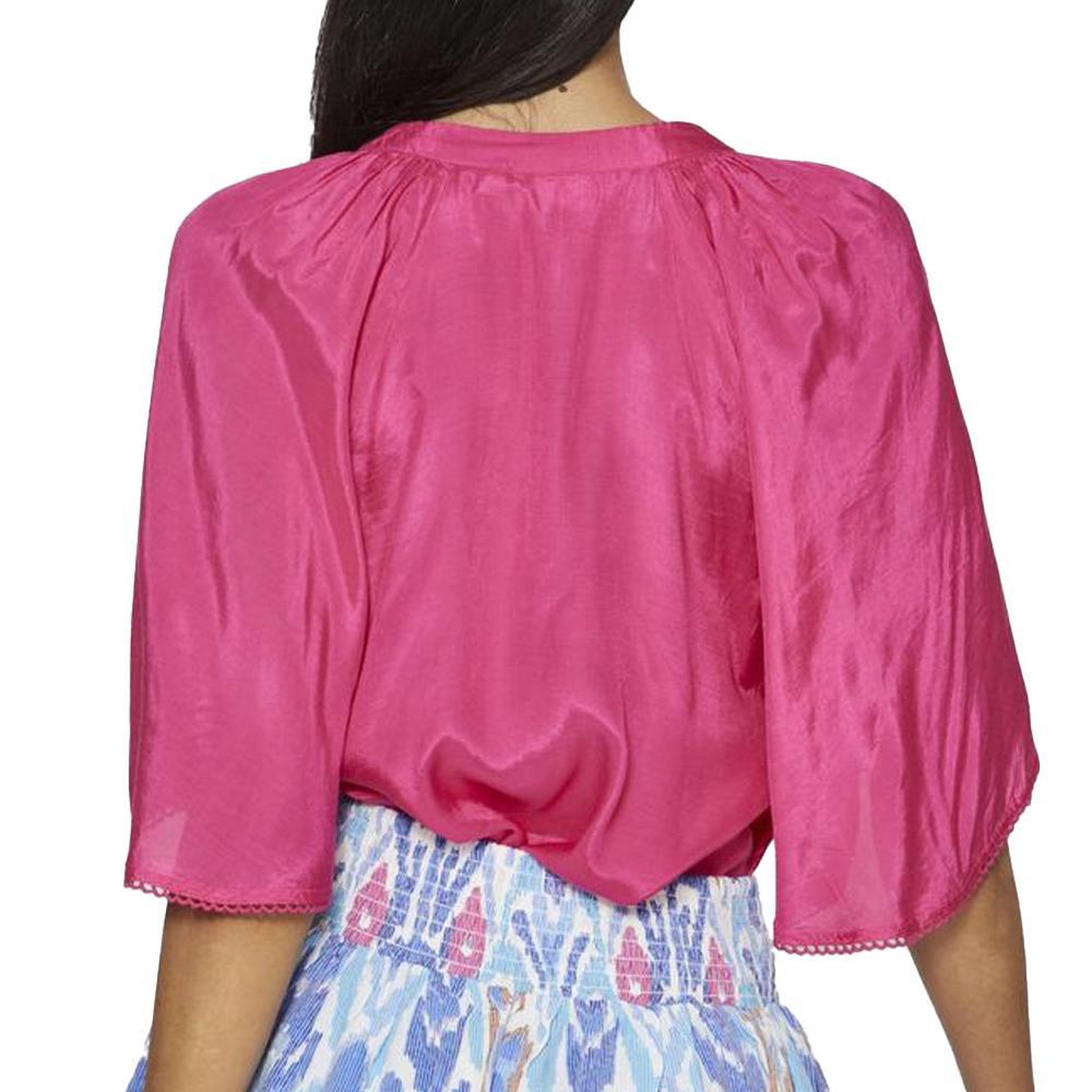 Voir la diapositive 2 : Vila T-Shirt Rose Femme Vila Tinna