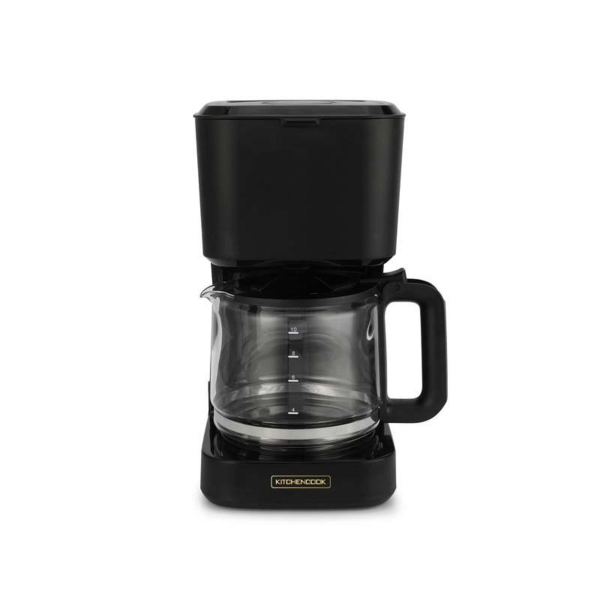KITCHENCOOK Cafetière Filtre 1,3 L Noire Mate Matt Coffee De Kitchencook